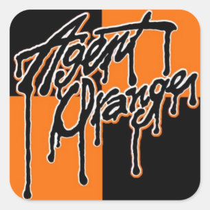 Sticker Carré Punk rock de patin d'autocollants de logo de