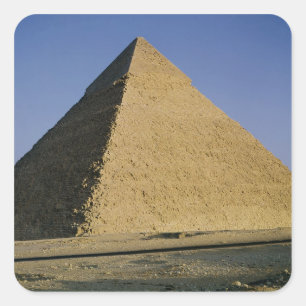 Sticker Carré Pyramide de Khafre c.2589-30 AVANT JÉSUS CHRIST