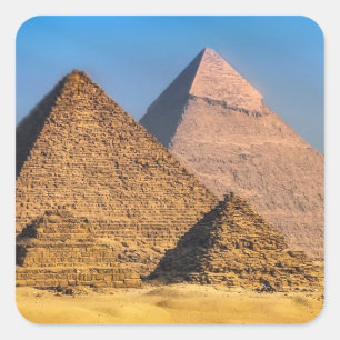 Sticker Carré Pyramides
