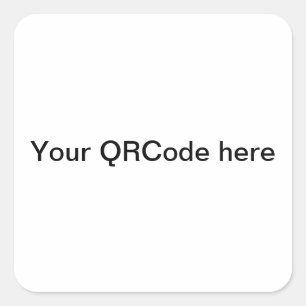 Sticker Carré QRCode for your shop