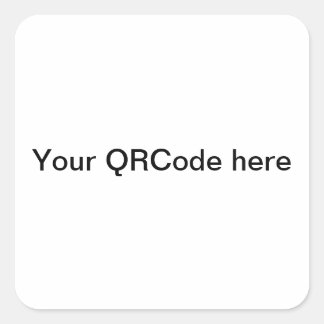 Sticker Carré QRCode for your shop