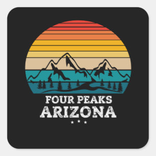 Sticker Carré QUATRE POINTS Arizona