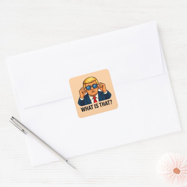 Sticker Carré qu'est-ce (Enveloppe)
