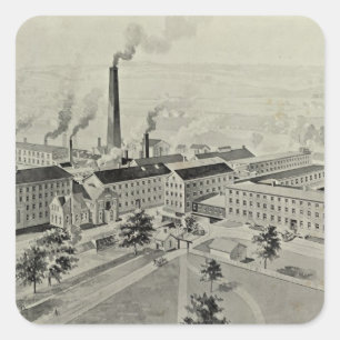 Sticker Carré R Wallace & Sons Mfg Co