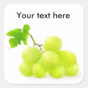 Sticker Carré raisins blancs