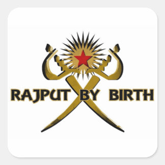 Sticker Carré Rajput By Birth Sun Star