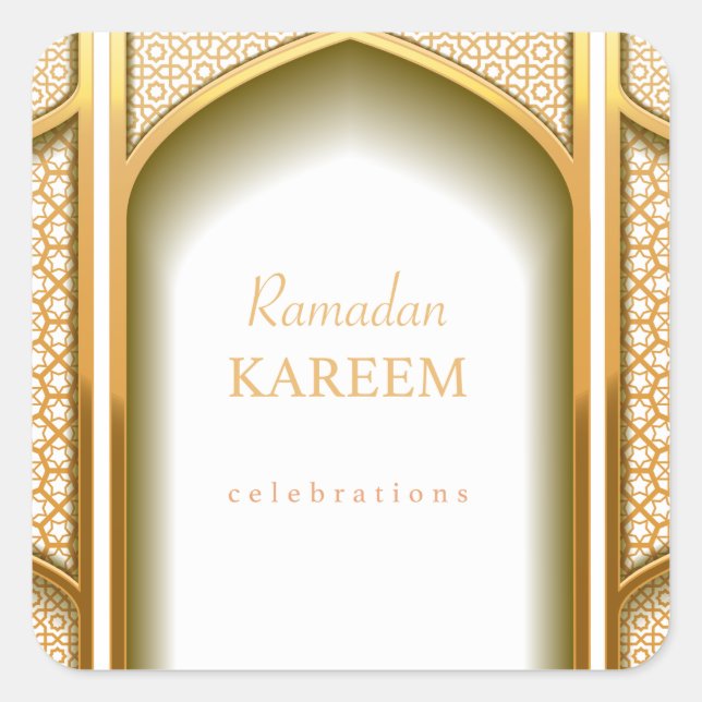Sticker Carré Ramadan (Devant)