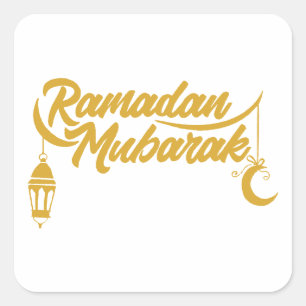 Sticker Carré Ramadan Moubarak