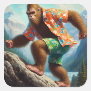 Sticker Carré Randonnée