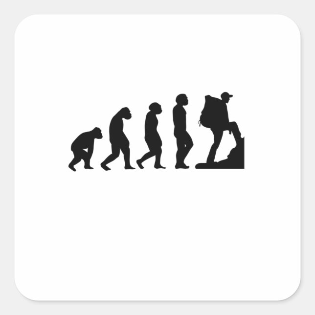 Sticker Carré Randonnée (Devant)