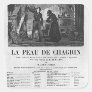 Sticker Carré Raphael de Valentin et le commerçant