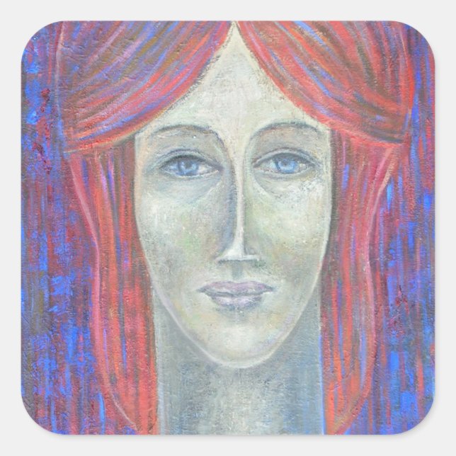 Sticker Carré Redhead 2012 (Devant)