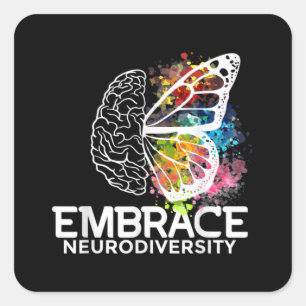 Sticker Carré Responsabilité de la névrose d'Embrace