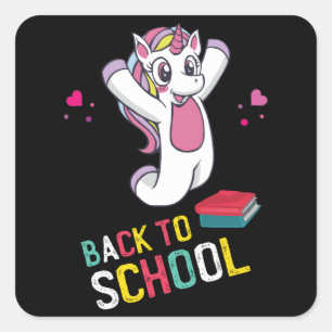 Sticker Carré Retour à l'école