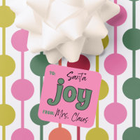 Retro 1970 Noël Lettering Joy From