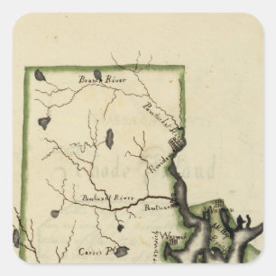 Sticker Carré Rhode Island 6