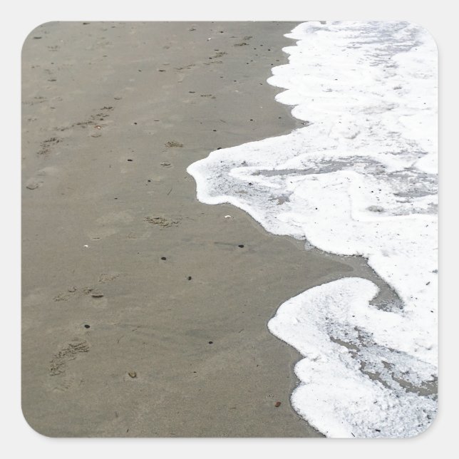 Sticker Carré rivage (Devant)