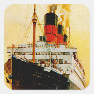 Sticker Carré RMS Berengaria