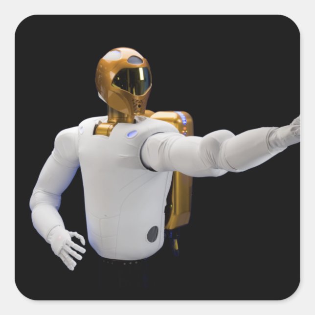 Sticker Carré Robonaut 2, un astronaute habile et dextérité, aid (Devant)