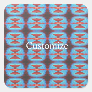 Sticker Carré roches rouges Navajo désodorisant Thunder_Cove