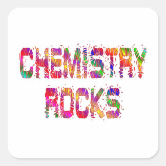 Sticker Carré Rocks de chimie énergétique