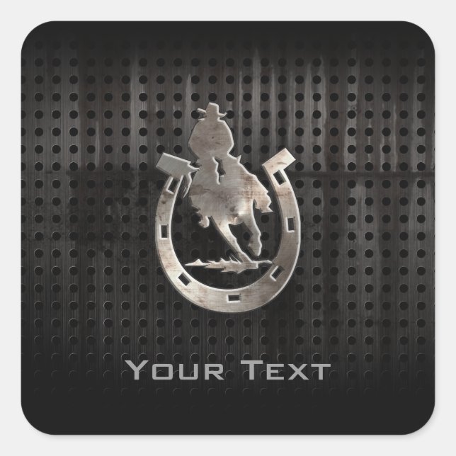 Sticker Carré Rodéo cool (Devant)