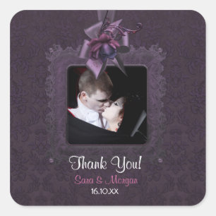 Sticker Carré Romance sombre