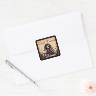 Sticker Carré Romance Sombre _ Princesse Sombre