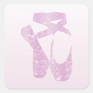 Sticker Carré rose
