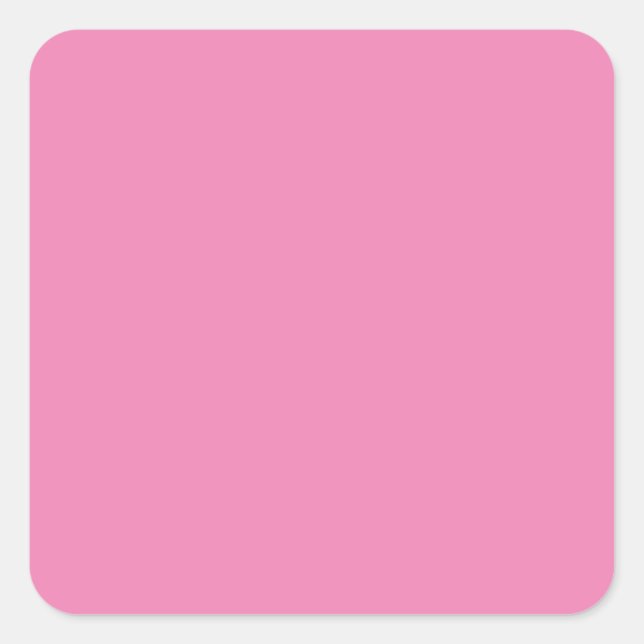 Sticker Carré Rose #EF8484, Cadillac rose (Devant)