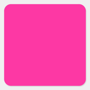 Sticker Carré rose foncé