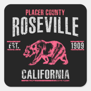 Sticker Carré Roseville
