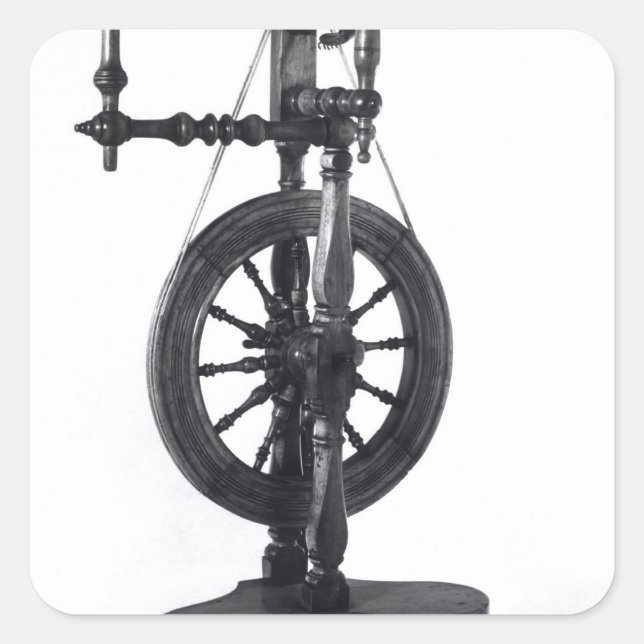 Sticker Carré Roue de rotation (Devant)