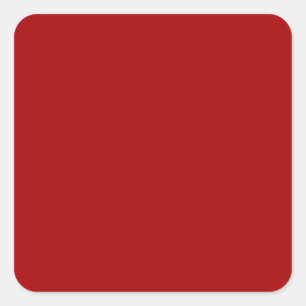 Sticker Carré Rouge foncé d'Apple de sucrerie
