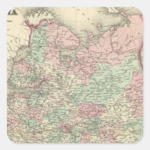 Sticker Carré Russie 11