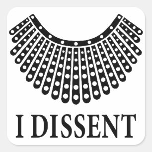 Sticker Carré Ruth Bader Ginsburg