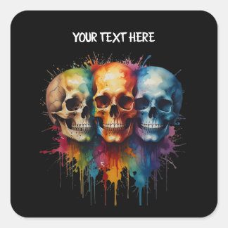 Sticker Carré Sac cadeau