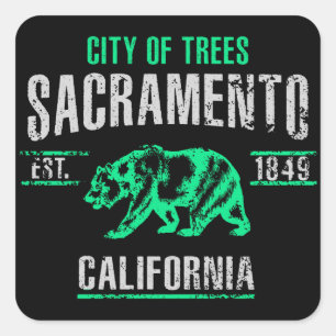 Sticker Carré Sacramento