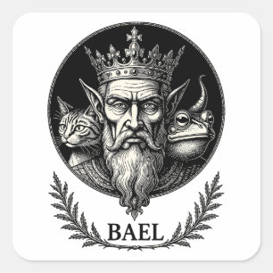 Sticker Carré Sagesse du Triple Regard de Bael
