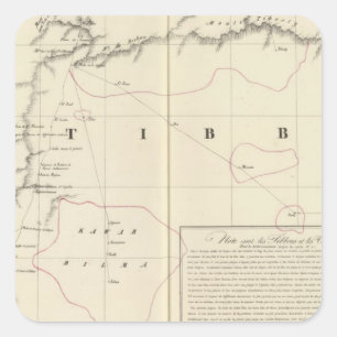 Sticker Carré Sahara, Afrique 16