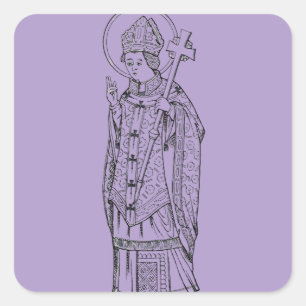 Sticker Carré Saint Deiniol Abbé et Évêque