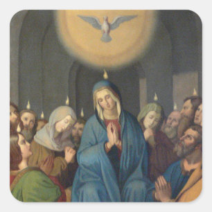 Sticker Carré Saint-Esprit Bienheureuse Vierge Marie Confirmatio