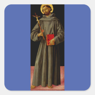 Sticker Carré Saint François d'Assise par Antoniazzo Romano