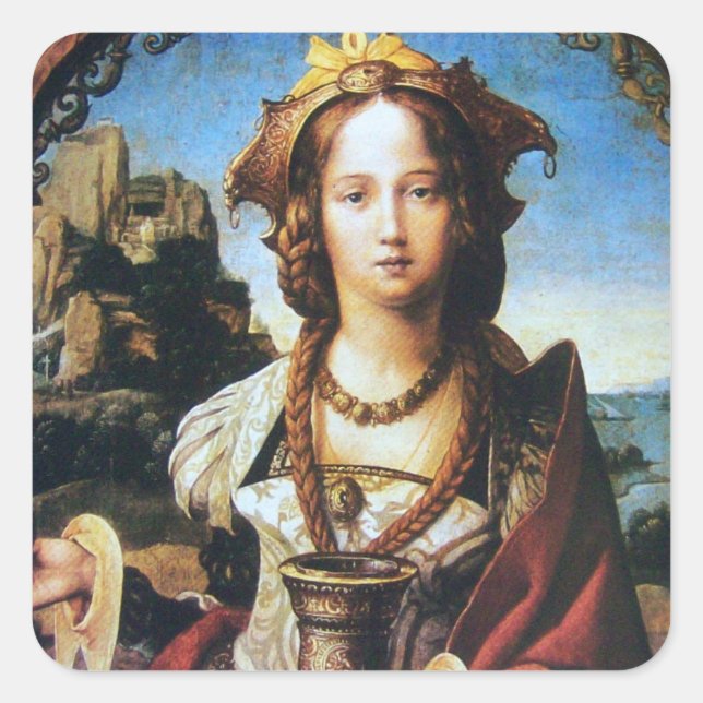 STICKER CARRÉ SAINT MARIA MAGDALENE (Devant)