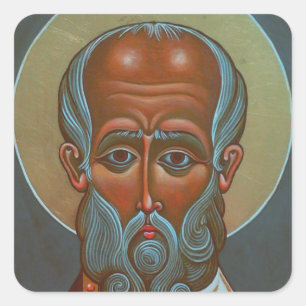 Sticker Carré Saint Nicolas le Thaumaturge