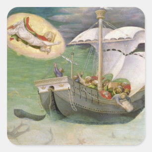 Sticker Carré Saint-Nicolas sauve un bateau de l'épave