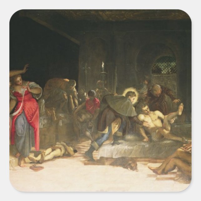 Sticker Carré Saint-Roch Curing (Devant)