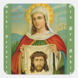 Sticker Carré Saint Veronica jour de fête 12 juillet