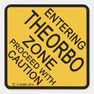 Sticker Carré Saisir une zone de théorbo