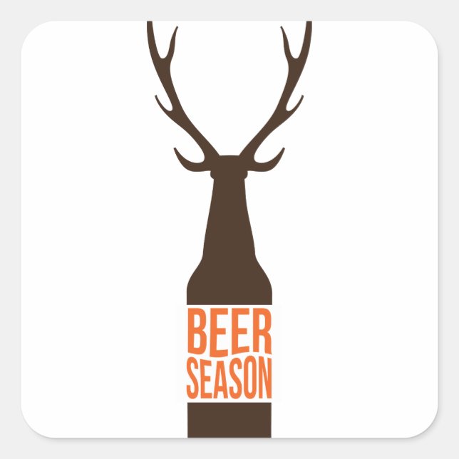 Sticker Carré Saison de la bière (Devant)
